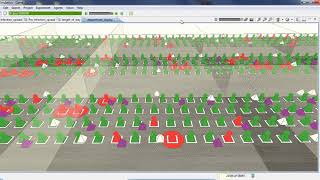 Agent-based model of the spread of infectious disease in a hospital