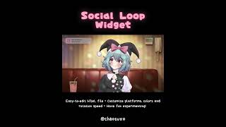 Socials Loop Widget Showcase
