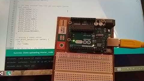 Hello World - Morse Code on Arduino