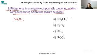 LBA KCET I PU Chemistry Organic Chemistry –Some Basic Principles and Techniques MCQ 12