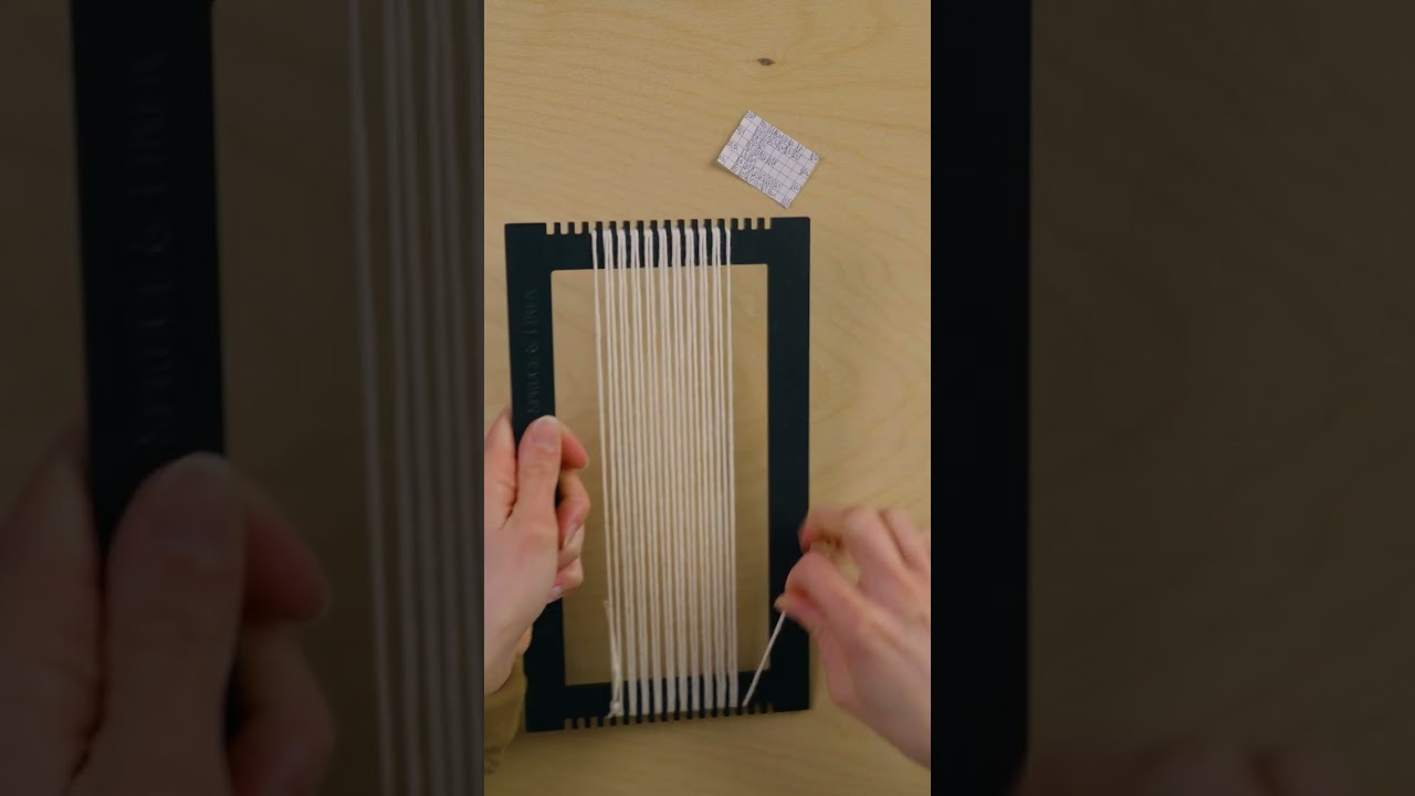 "E" alphabet weaving challenge 