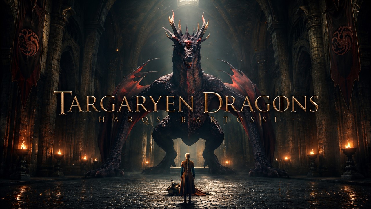 Targaryen Dragons - Hāros Bartossi