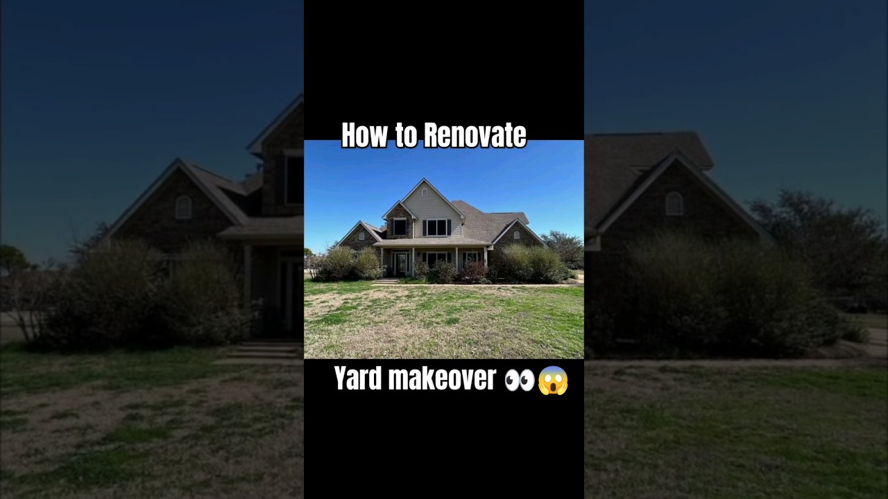 Yard makeover in 8 Seconds 
