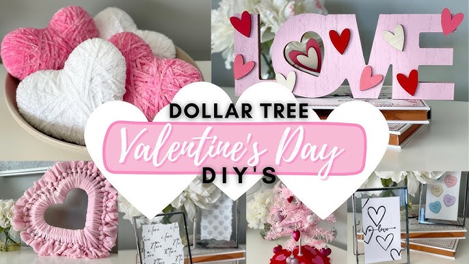 Let's Decorate some Dollar Tree Styrofoam Hearts! 