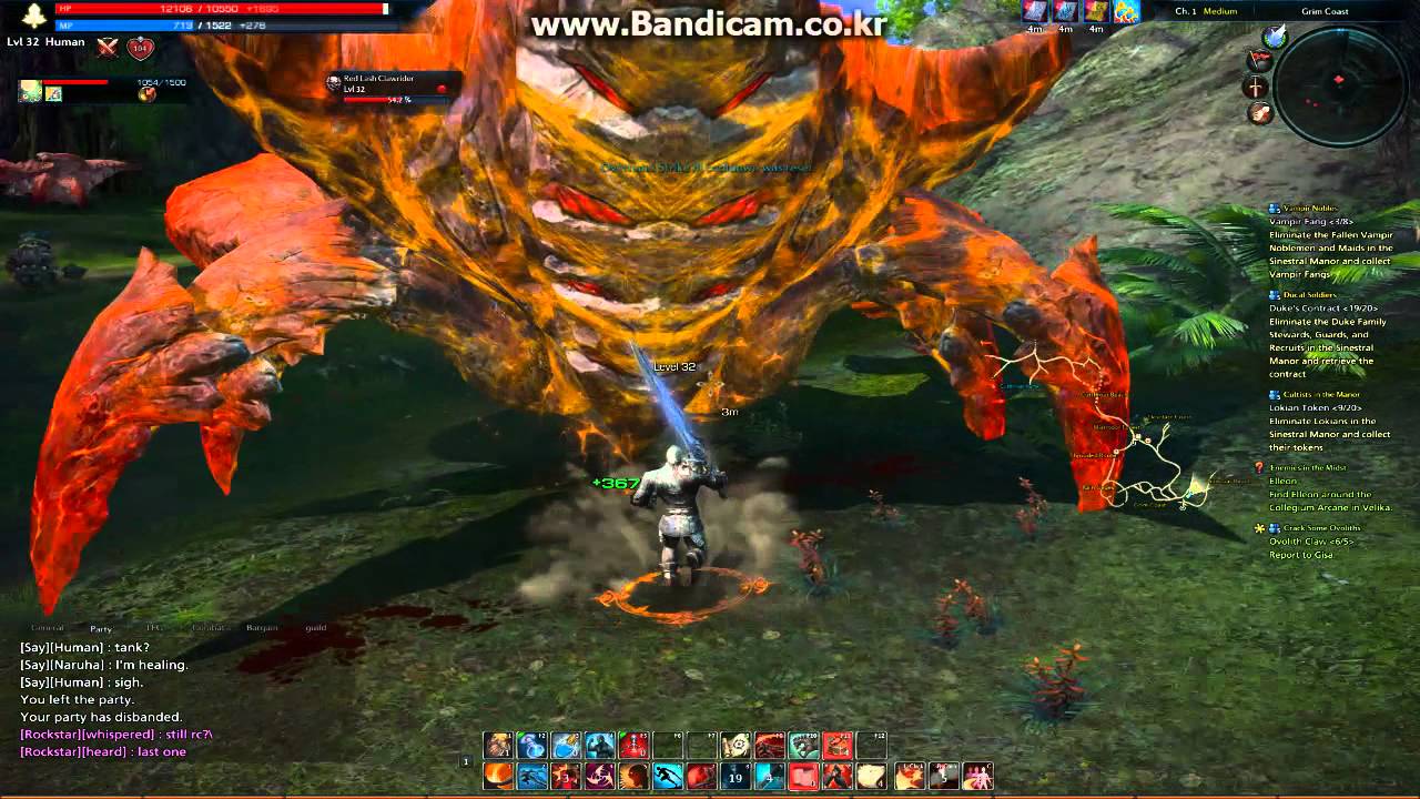 TERA CBT3 How to solo a Crab (ClawRider) as a slayer YouTube