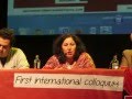 Lintervention de yasmina oubouzar porte parole du mak lors du colloque international organis par