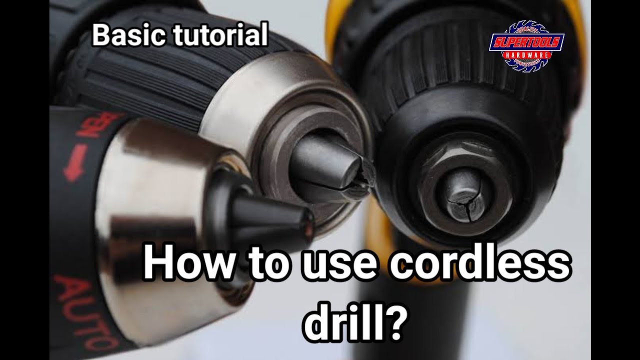 How to use cordless drill? Basic tutorial for beginners. (tagalog ...