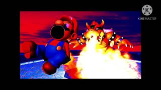 Mario screaming but I try to voice it