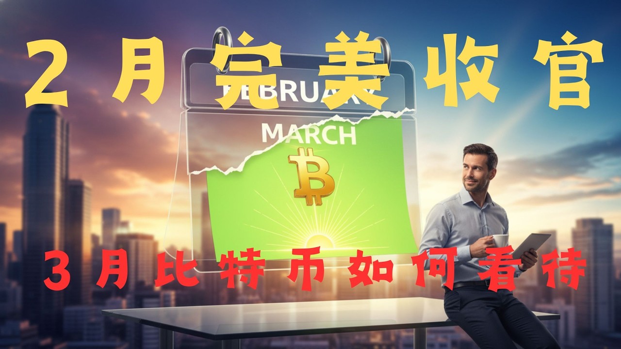 2月完美收官！3月大饼是要冲击新高还是延续下跌？ #crypto  #技术分析 #trading #比特币#合约交易#交易误区
