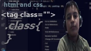 How to Style HTML tag in CSS using class tag.