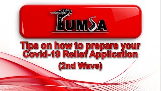 TUMSA Members (2nd Wave) COVID RELIEF Application Instruction Video screenshot 2