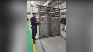 steel door 8 by 6 project by my students