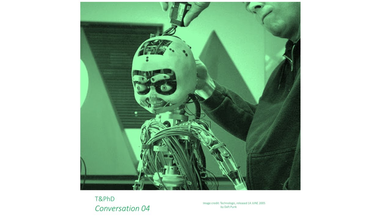 Conversation 04: "Are we human?, We are cyborg!"