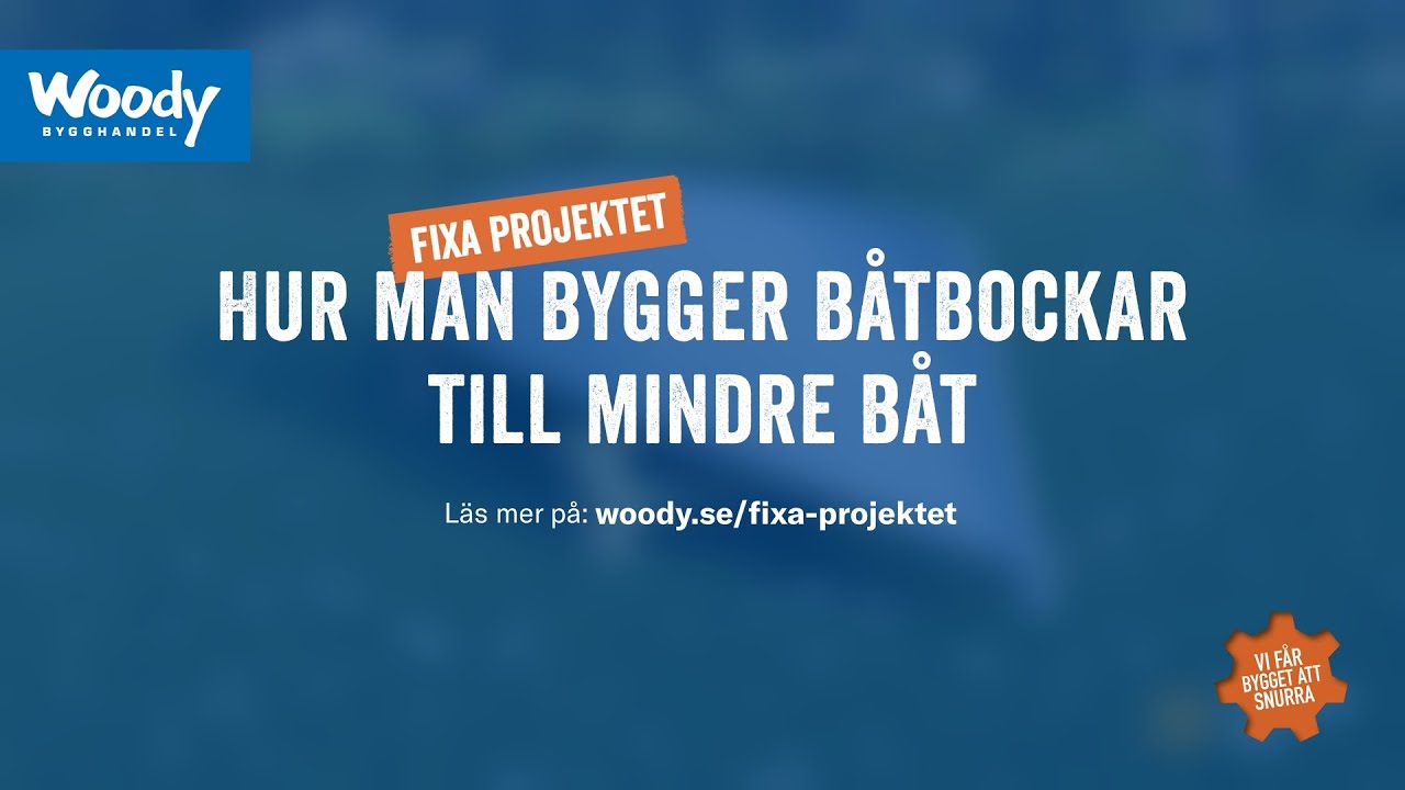 Hur man bygger båtbockar till mindre båt