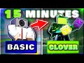 Noob with partner goes basic to titan clover man in 15 minutes toilet tower defense roblox