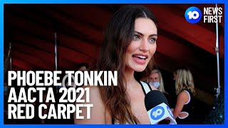 H2O's Phoebe Tonkin Tight-Lipped On Babylon (2022), AACTA Awards | 10 News First