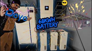 68 kwh di accumulo DEYE per il mio Impianto Fotovoltaico A Isola Off-grid