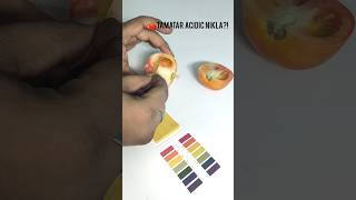 🍅 Tomato pH Test | Result SHOCKING 😳 #shorts #trending #skincare