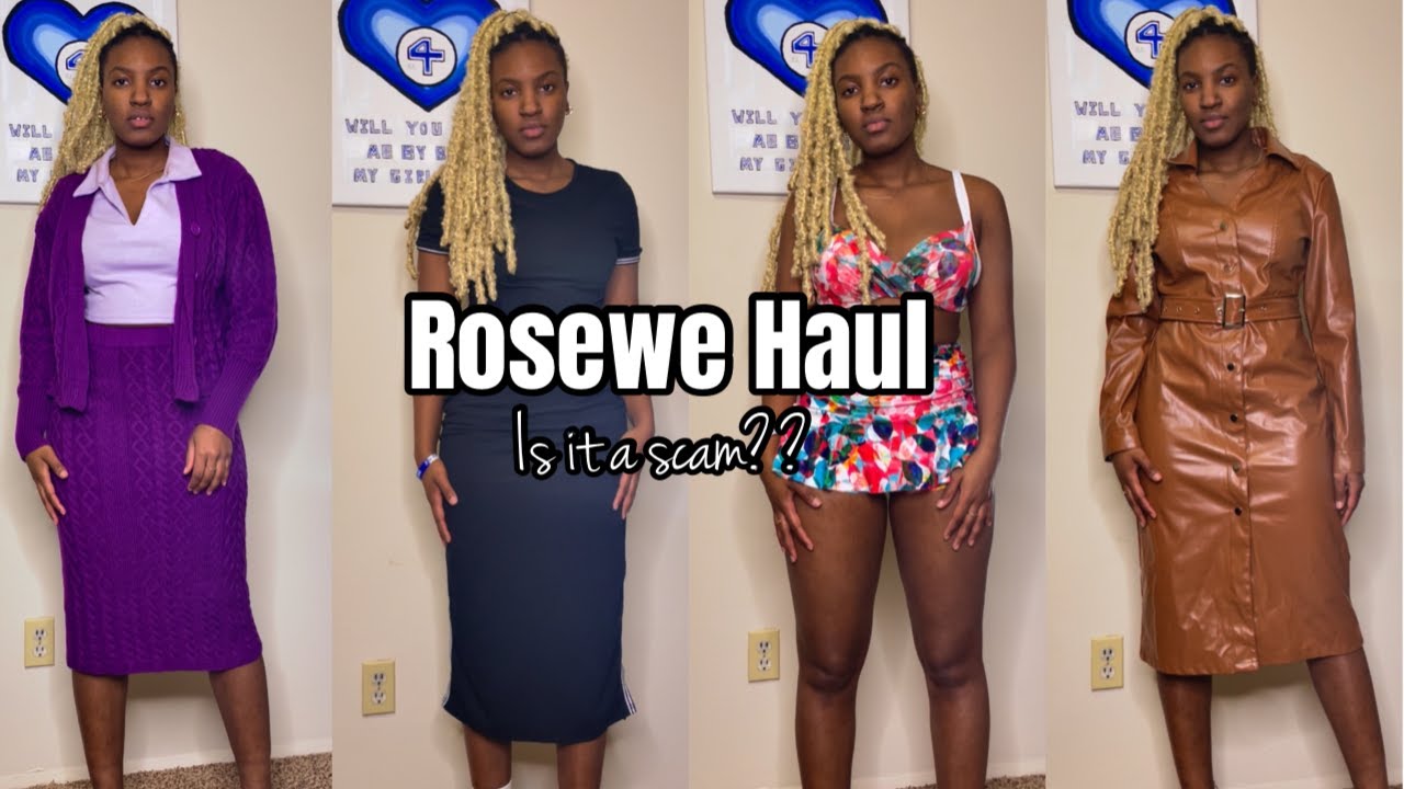 Rosewe Haul Is it a Scam ?? Review & Try on Haul YouTube