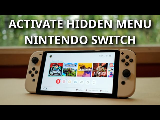 How to Activate The HIDDEN MENU Your Nintendo Switch! - YouTube