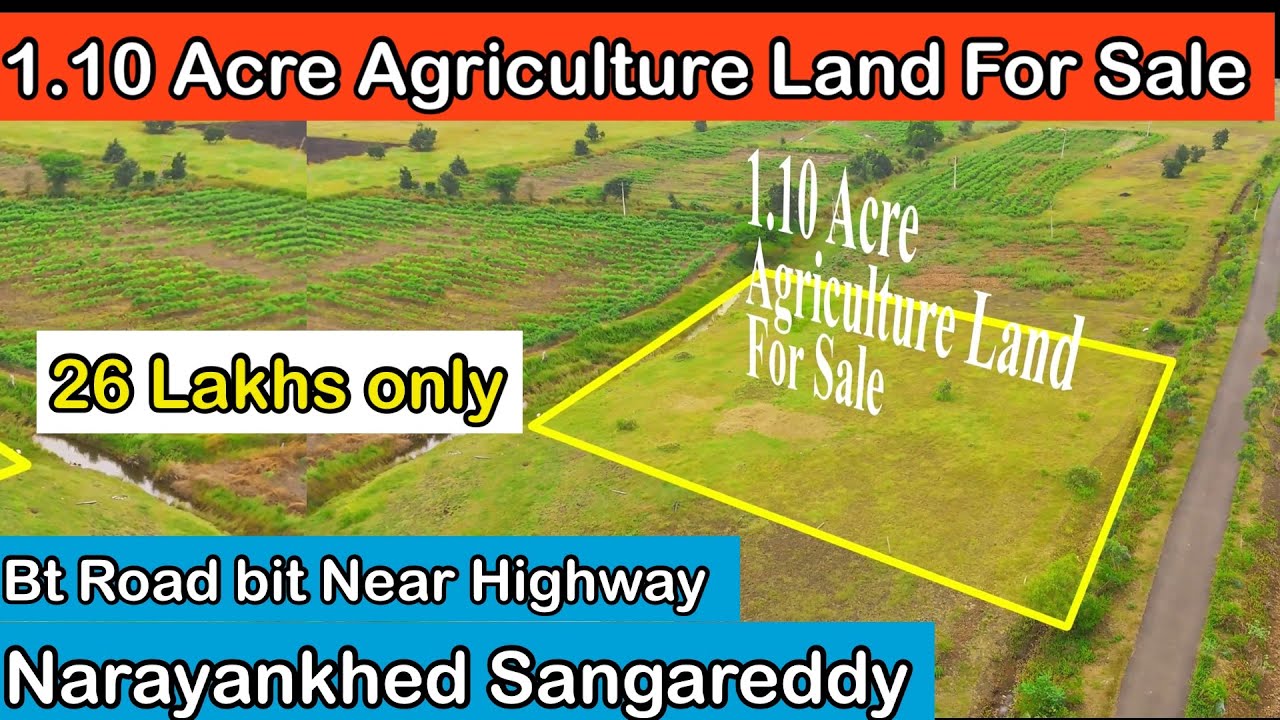 1.10 Acre Agriculture Land For Sale in Telangana | Low price land Narayankhed