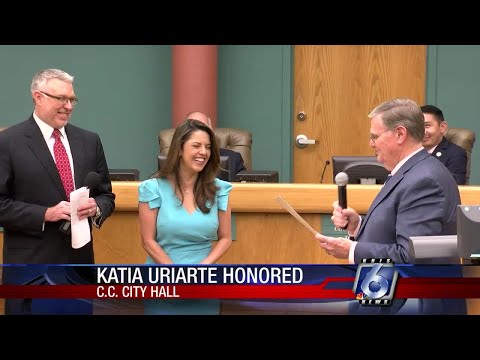 Corpus Christi City Council honors KRIS 6 News anchor Katia Uriarte