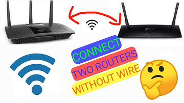 How to connect two Routers Wirelessly/Connect two Routers Without Wire/Connect two Routers WDS///
