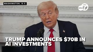 WATCH LIVE: President Trump unveils $70 billion in AI and energy investments