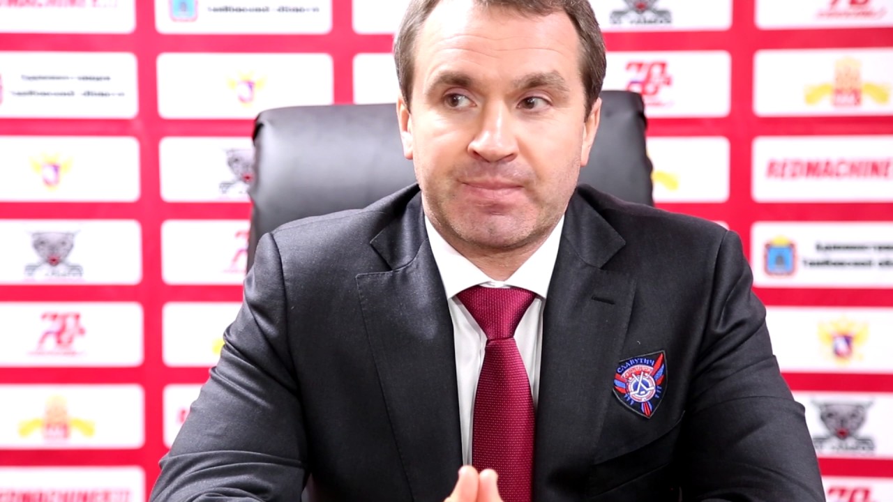 ХК Тамбов - Славутич, пресс конференция - YouTube