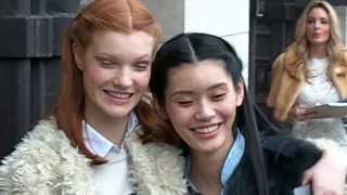 Top Models Show ELIE SAAB Paris FASHION WEEK 2014 January FRANCE