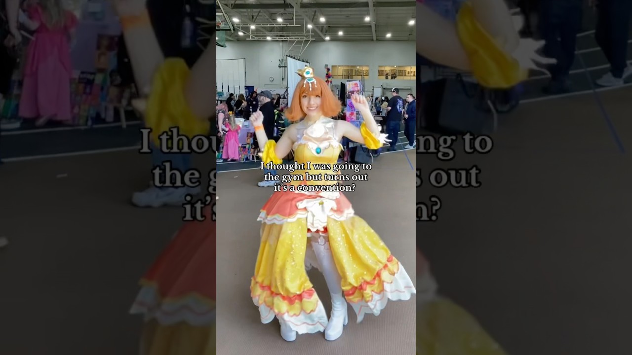 Totally didn’t know about this ahead of time… the urge to run around the track #daisy  #cosplay