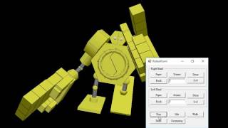 Computer Graphic 105-1 Project 1: Robot with OpenGL