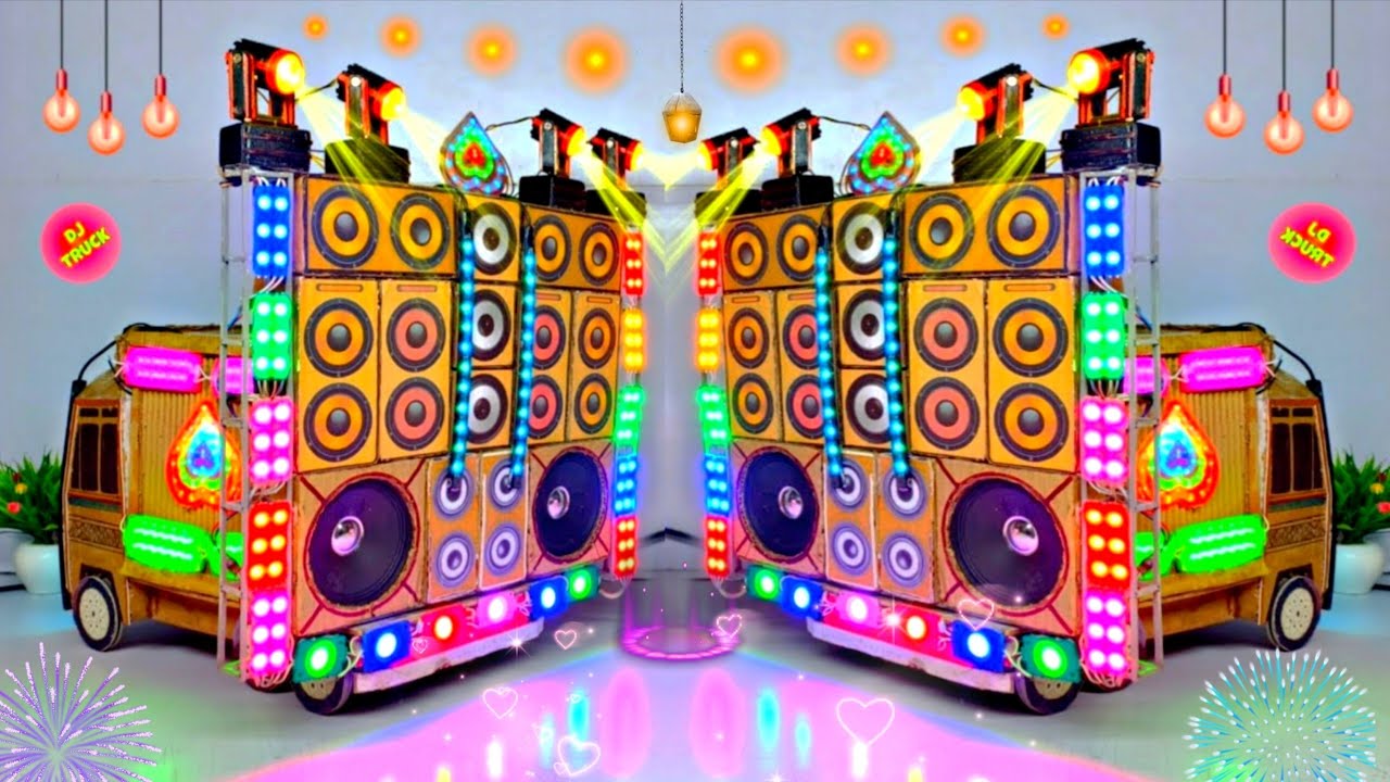 Mini Dj Truck Loding Durga Murti Mini Dj TruckRadha Krishna Dj Light Truckl Gauri saraswati pooja
