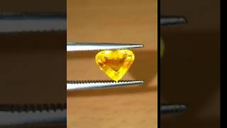 YELLOW LOVE HEART SAPPHIRE SRILANKA SAFIR CEYLON - ada Natural Royal Blue Star Ruby Birma Alexandrite Chrysoberyl Cat Eye Color Change Garnet Topaz