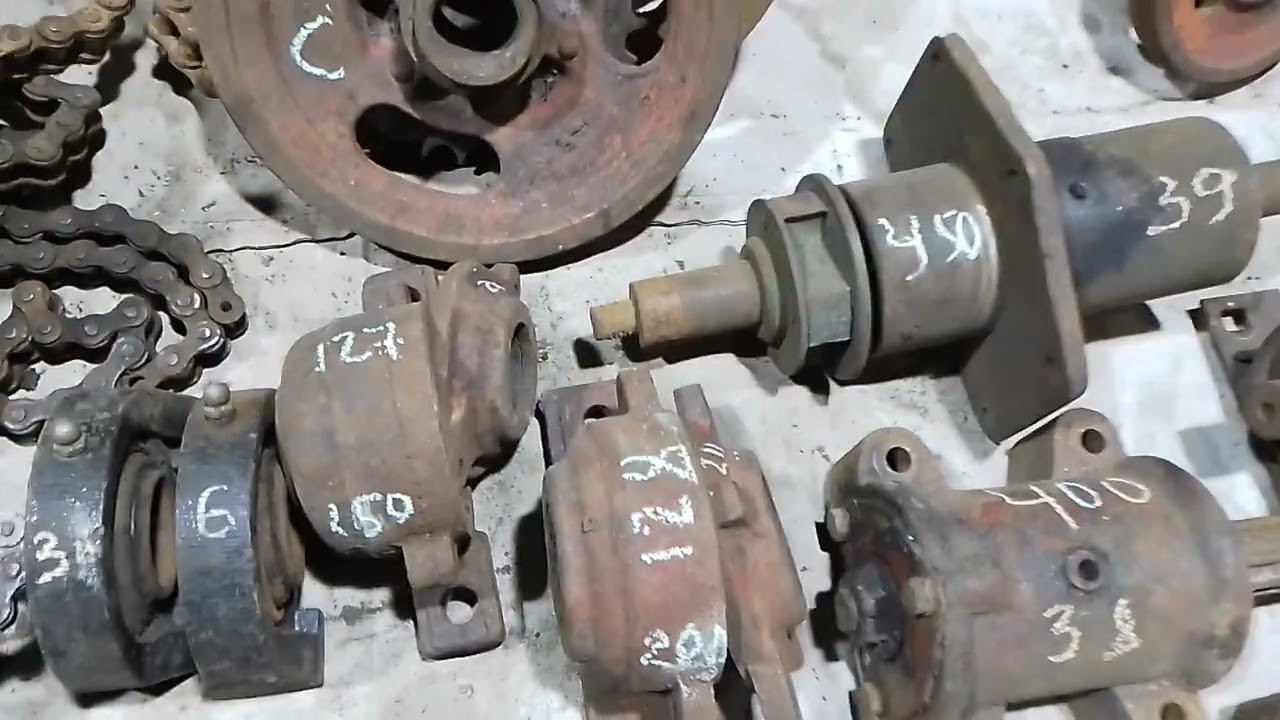 Гідроциліндри ,зірочки, колеса, шківи та інше.