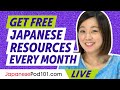 How to Get Free Japanese Learning Materials Every Month