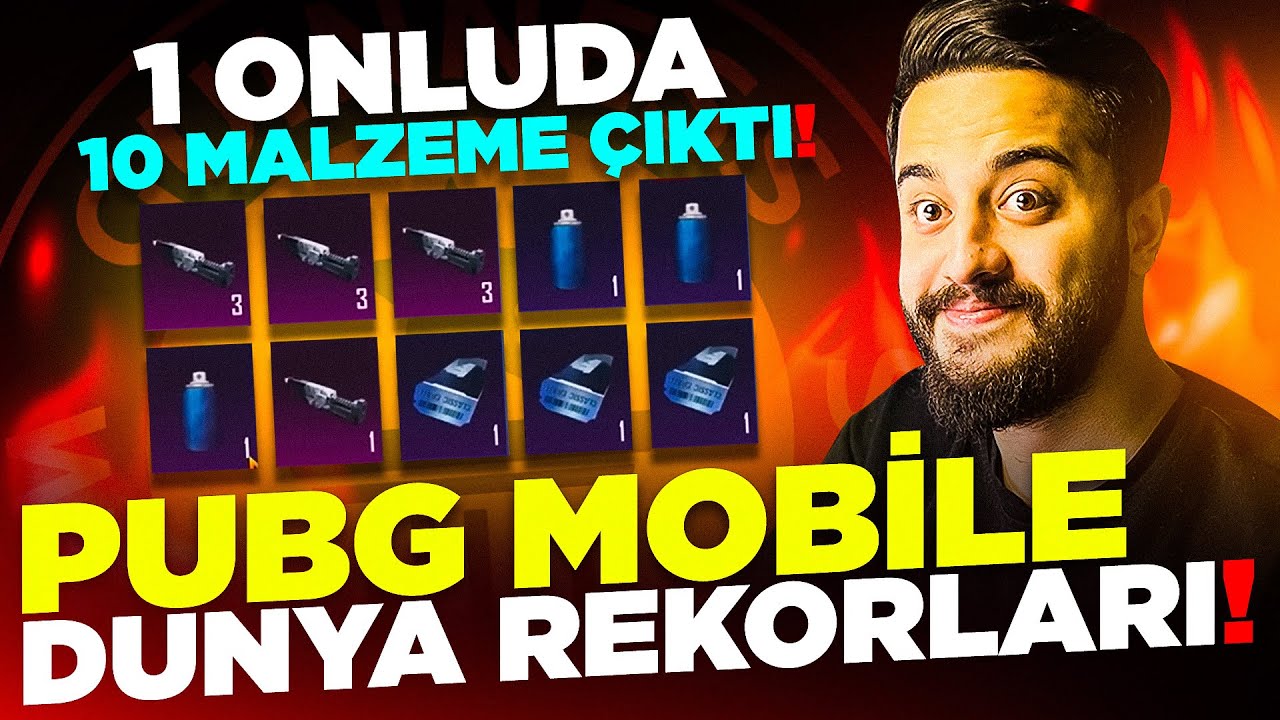 PUBG MOBİLE TARİHİNDE KIRILMIŞ 23 DÜNYA REKORU! (Sasuke de kırmış) KAFAYI YİCEKSİNİZ!