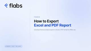 How to Export Reports as Excel &amp; PDF | Flabs LIMS