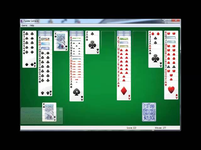 Lesson 4: 2 Suits Spider Solitaire - Spider Palace