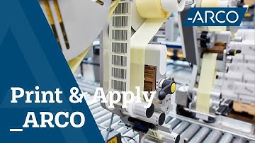 Print & Apply unit - Internal Logistics & Supply Chain Machines - ARCO Solutions