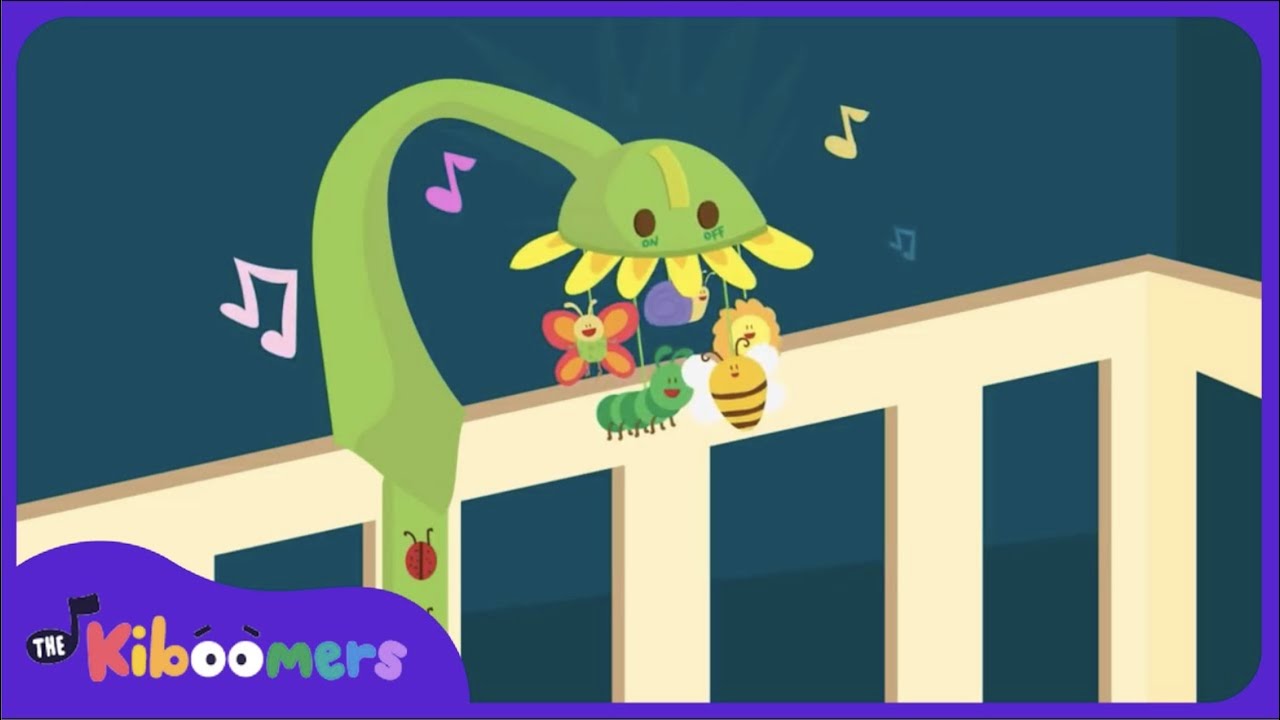 BABY SLEEP MUSIC WITH WHITE NOISE - The Kiboomers PRESCHOOL SONGS & NURSERY RHYMES 