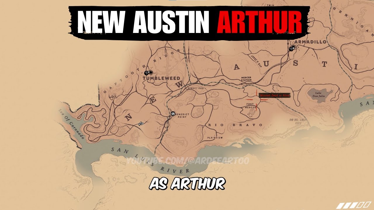 New Austin as ARTHUR… No Glitches. No Death. FULL GUIDE! | RDR2 - YouTube