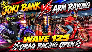 Wave 125 Drag racing Thailand. Arm rayong vs. Joki Bank