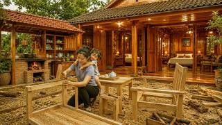 No one believed this single mother built a wooden villa in 198 days.| by @LyTieuUyen-2002