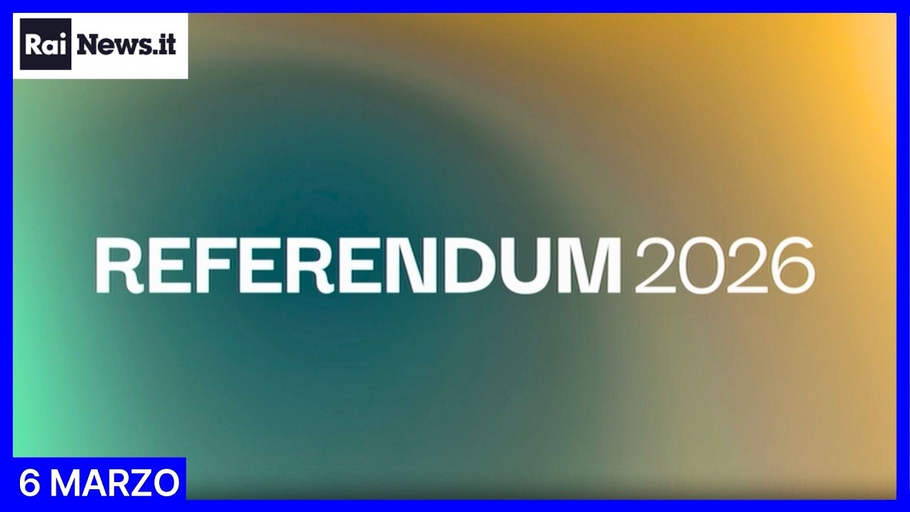 Referendum, la tribuna elettorale del 6 marzo 2026