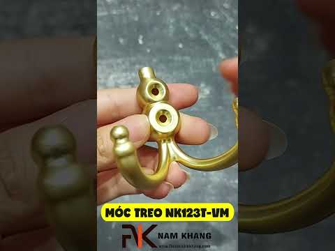 Móc treo tường cao cấp màu vàng mờ NK123T-VM