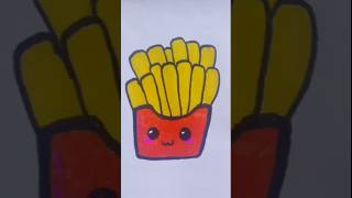 easy French fries 🍟 drawing#easydrawing#reels #drawingshorts #drawing #art #fries