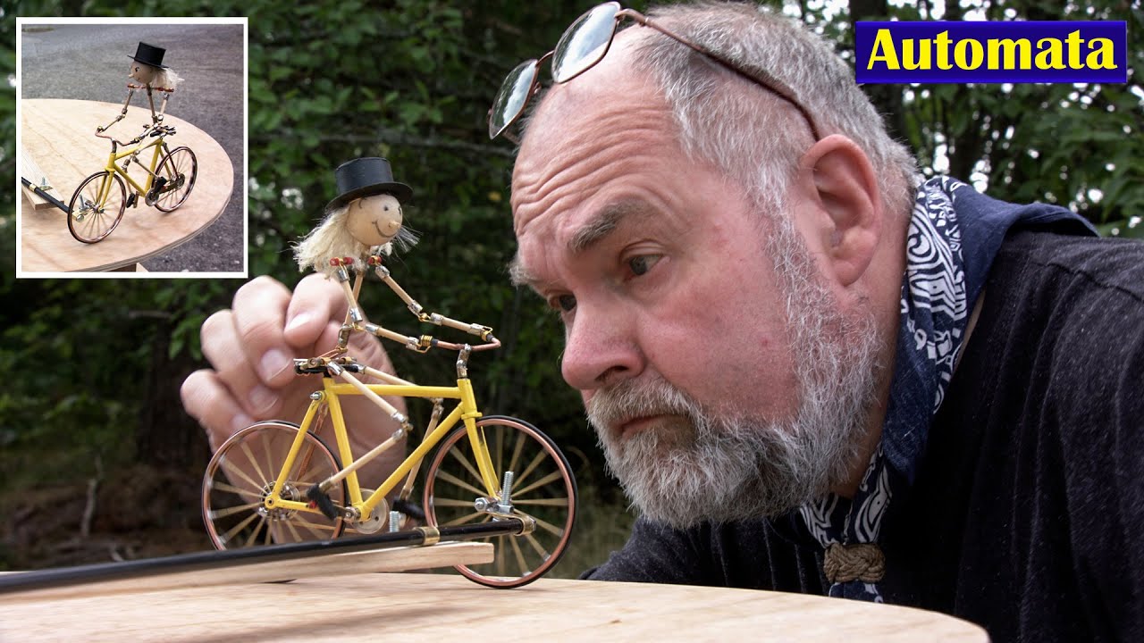 Bicylist from A PIZZA CUTTER!