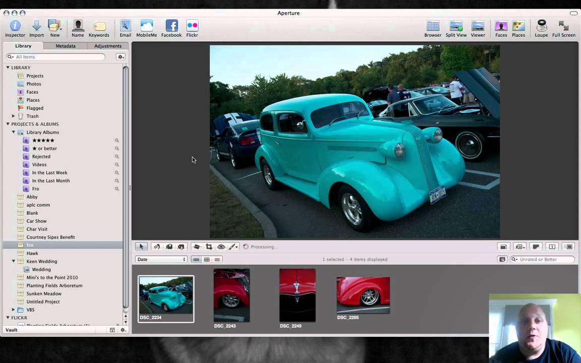 未使用Apple Aperture 3 写真編集ソフト Retroactiveアプリ経由でMacBookでApple Aperture 3を実行しています