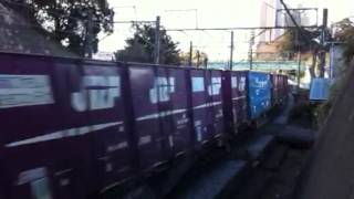 東海道線〜東海道貨物線 EF66 112牽引 コンテナ貨物列車